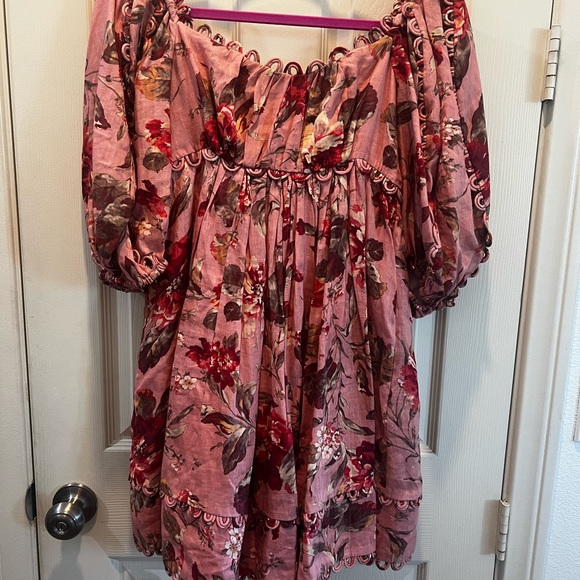 Zimmerman mini floral dress spectacular size US 6 - Picture 1 of 8